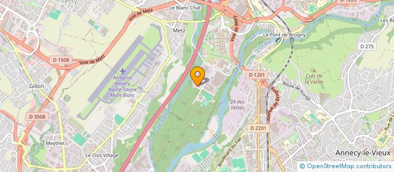 localisation de l'entreprise GTE 74  EPAGNY METZ-TESSY