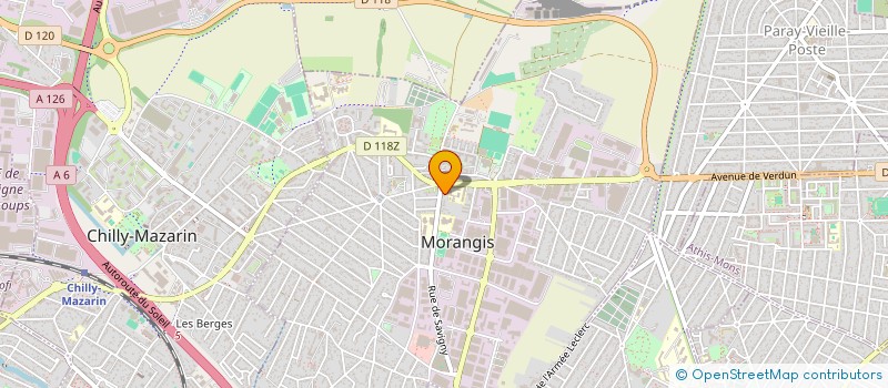 localisation de l'entreprise GTE à MORANGIS