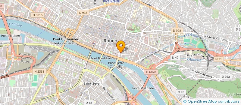 localisation de l'entreprise GTE HOLDING à ROUEN