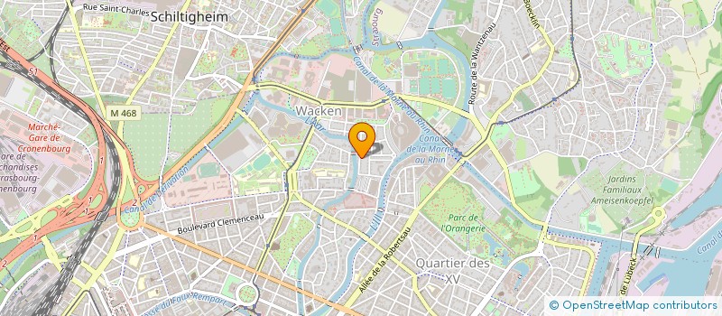 localisation de l'entreprise GTE TRANSPORT à STRASBOURG