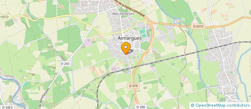 localisation de l'entreprise GTE TRANSPORT  AIMARGUES