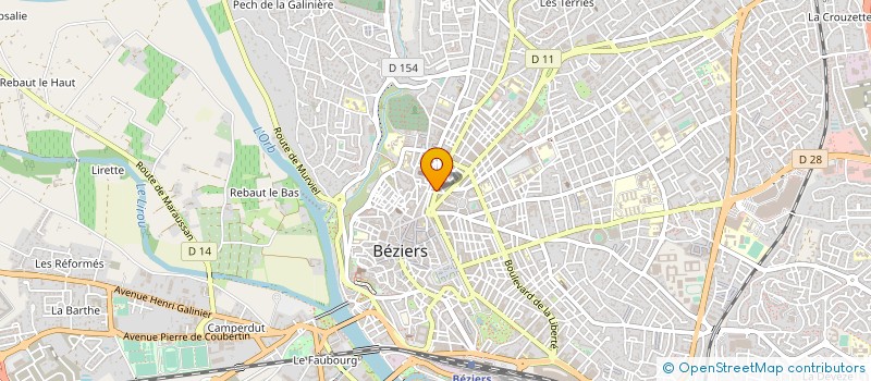localisation de l'entreprise GTEAM à BEZIERS