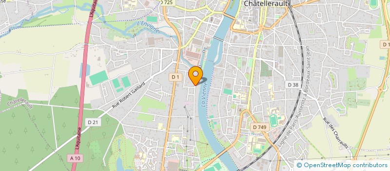 localisation de l'entreprise GTELECOM à CHATELLERAULT