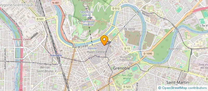 localisation de l'entreprise GTEM à GRENOBLE