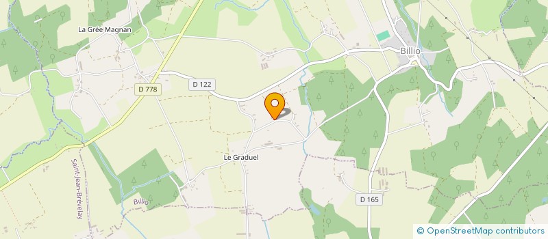 localisation de l'entreprise GTES VIANA  BILLIO