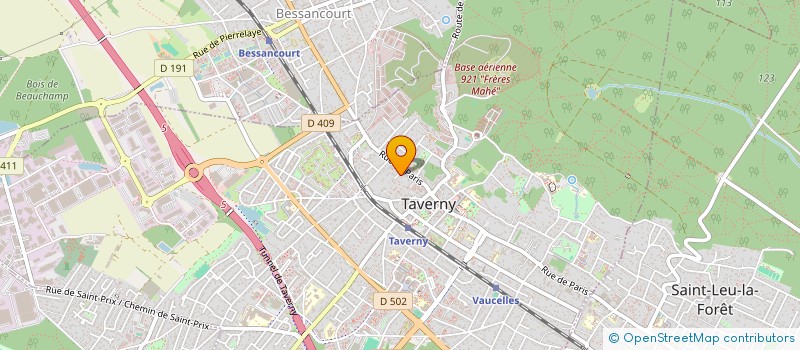 localisation de l'entreprise GTF IMMOBILIER  TAVERNY