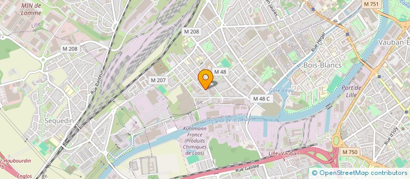 localisation de l'entreprise GTFC à LILLE