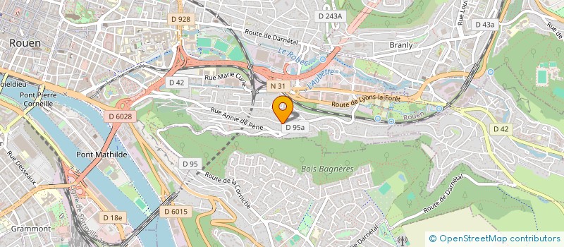 localisation de l'entreprise GTFD S.A.R.L à ROUEN