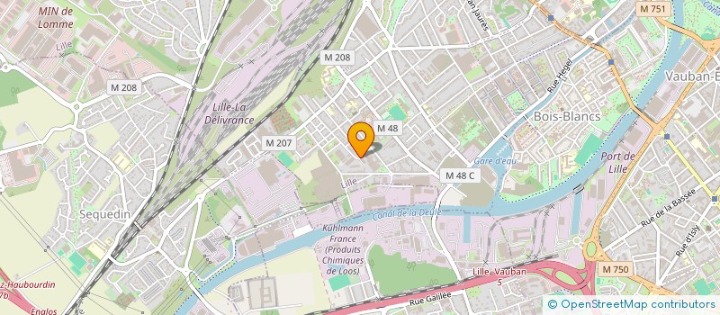 localisation de l'entreprise GTFJ IMMO  LILLE