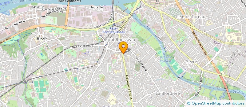 localisation de l'entreprise GTGE à REZE