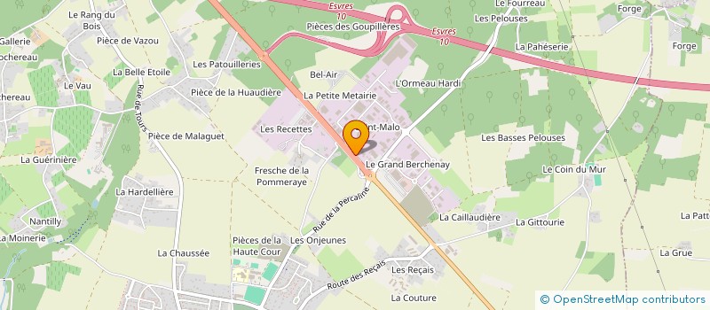 localisation de l'entreprise GTH AGENCEMENT - GROUPE DUBOIS à ESVRES