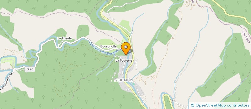 localisation de l'entreprise GTH IMMOBILIER  SAUMANE