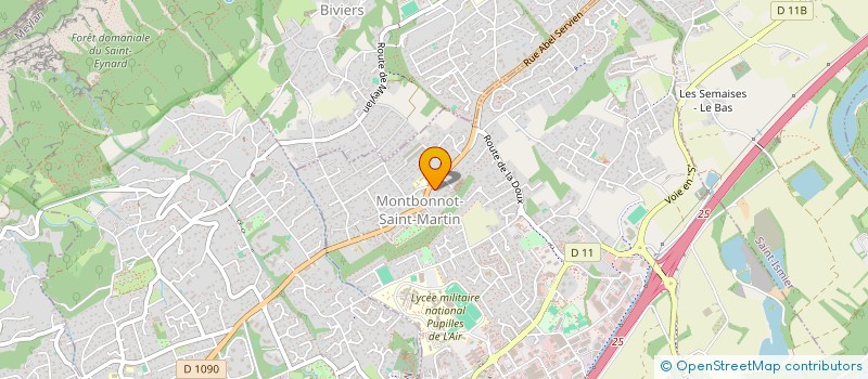 localisation de l'entreprise GTHP MONTBO  MONTBONNOT-SAINT-MARTIN