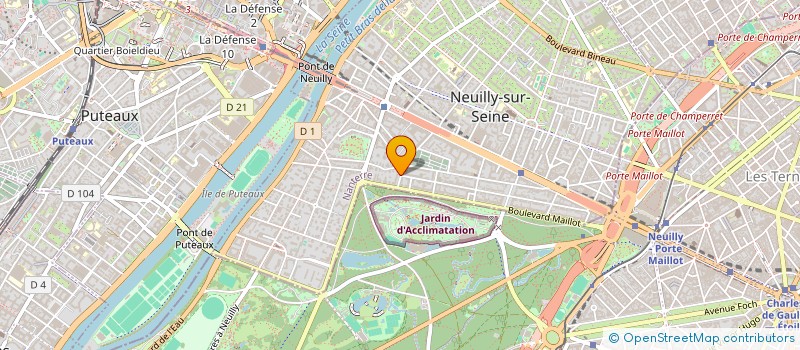 localisation de l'entreprise GTI à NEUILLY-SUR-SEINE