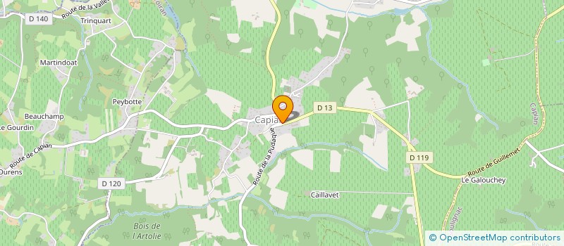 localisation de l'entreprise GTI  ROMAGNE