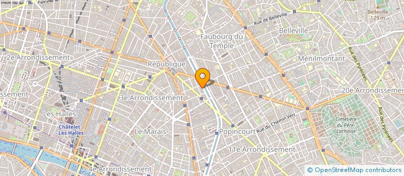 localisation de l'entreprise GTI FRANCE à PARIS