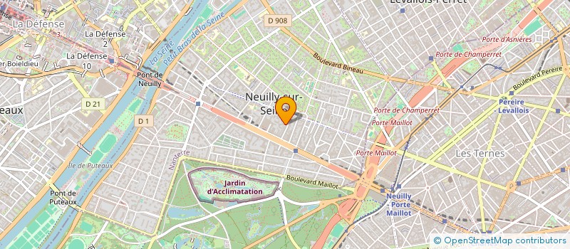localisation de l'entreprise GTI VINCENT ASSOCIES à NEUILLY-SUR-SEINE
