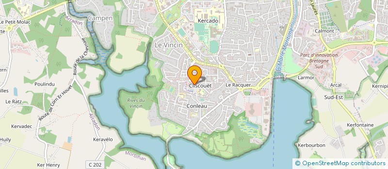 localisation de l'entreprise GTIDIS à VANNES