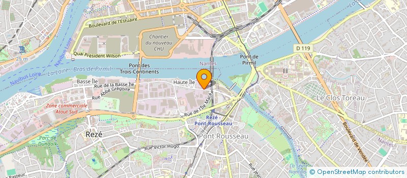 localisation de l'entreprise GTIM ATLANTIC  REZE