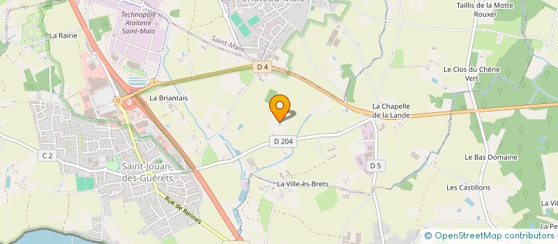 localisation de l'entreprise GTIMN  SAINT-JOUAN-DES-GUERETS