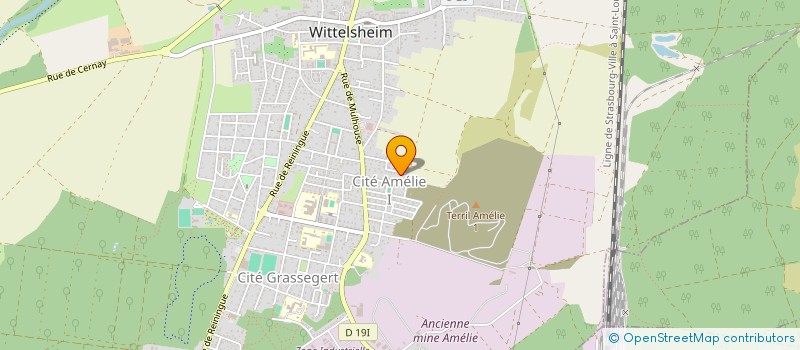 localisation de l'entreprise GTJ  WITTELSHEIM