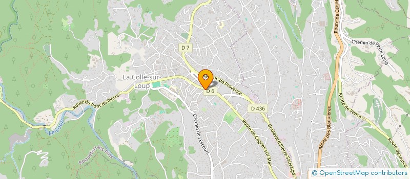 localisation de l'entreprise GTKC  LA COLLE-SUR-LOUP