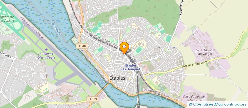 localisation de l'entreprise GTL FORMATION à ETAPLES