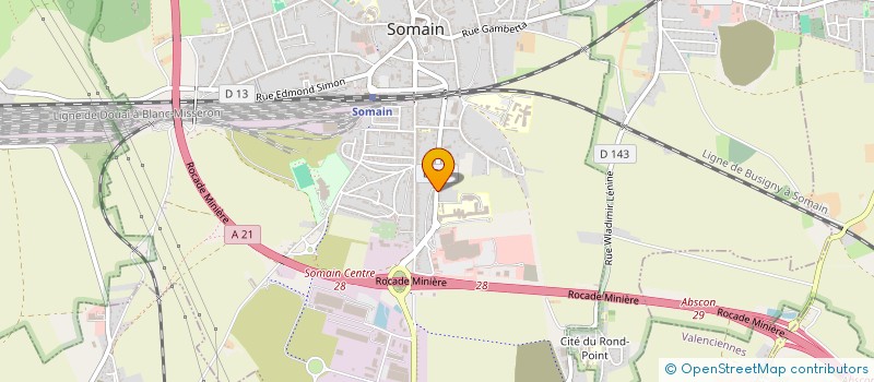 localisation de l'entreprise GTL SOMAIN à SOMAIN