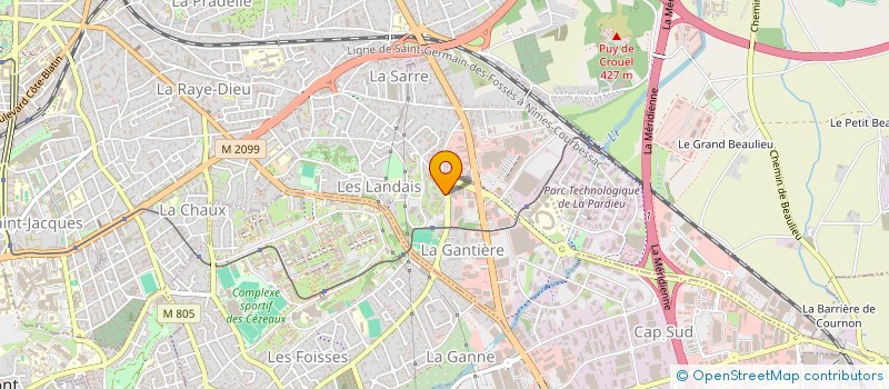 localisation de l'entreprise GTL84  CLERMONT-FERRAND