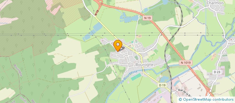 localisation de l'entreprise GTLM INVEST à BOUROGNE