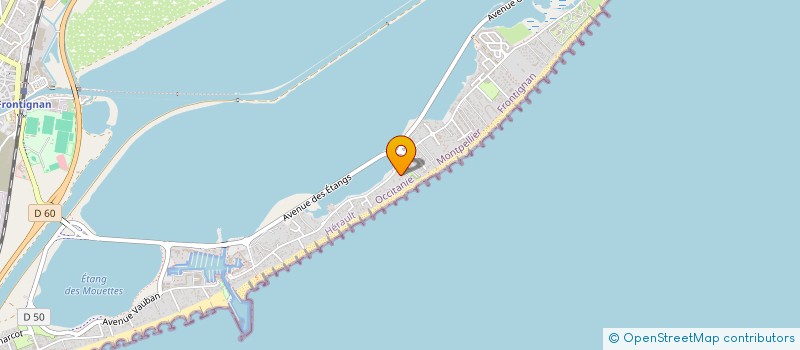 localisation de l'entreprise GTM à FRONTIGNAN