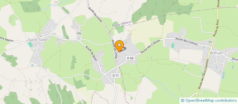 localisation de l'entreprise GTM  LEIGNEUX