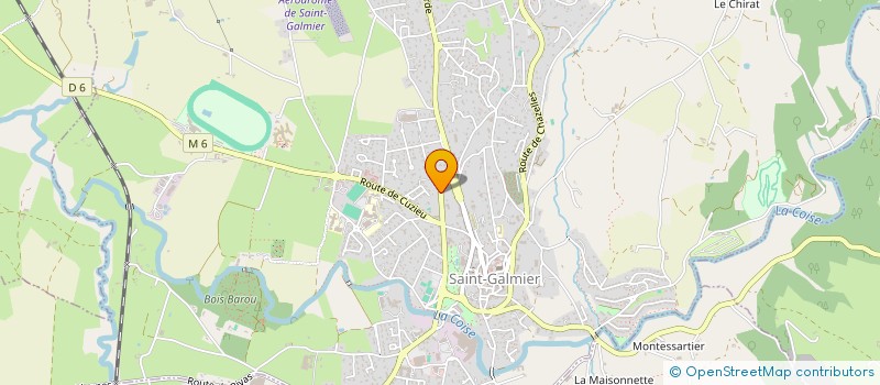 localisation de l'entreprise GTM  SAINT-GALMIER