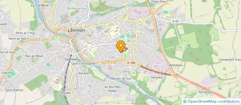 localisation de l'entreprise GTM BATIMENT  LANNION