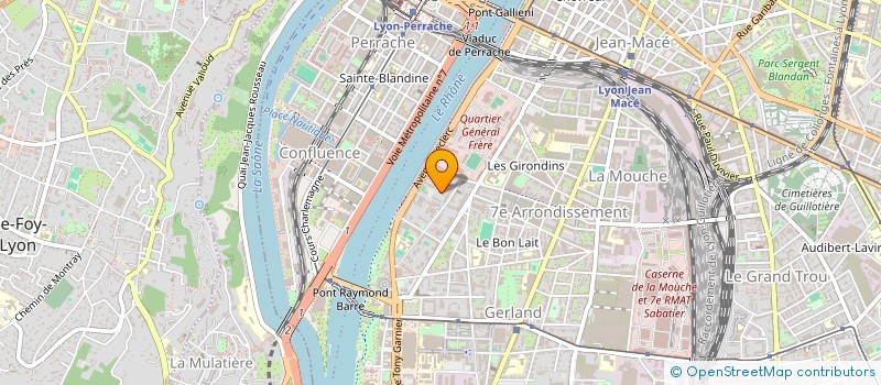 localisation de l'entreprise GTM EXPRESS  LYON