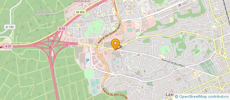 localisation de l'entreprise GTM-HALLE  LAXOU