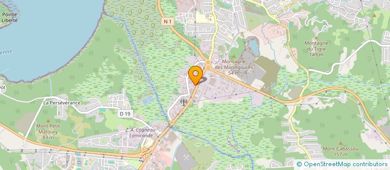 localisation de l'entreprise GTM SERVICES  CAYENNE