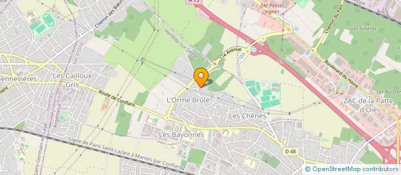 localisation de l'entreprise GTM SERVICES NET  HERBLAY-SUR-SEINE