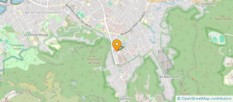 localisation de l'entreprise GTM SUD SEP RN 106 NIMES 14 OA à MARSEILLE