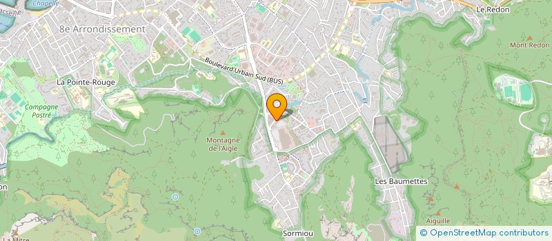 localisation de l'entreprise GTM SUD TRANSPARENCE HYDROLIQUE à MARSEILLE
