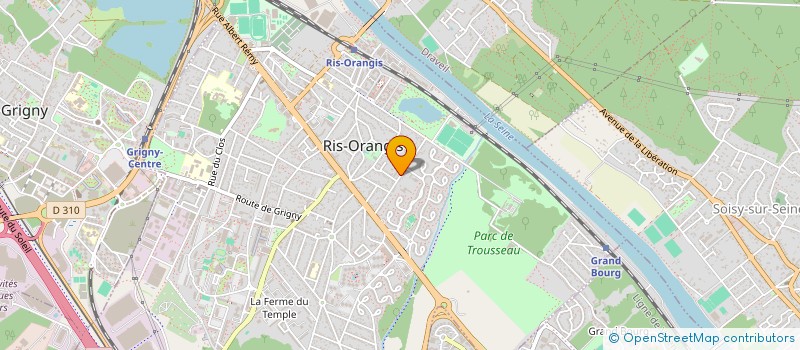 localisation de l'entreprise GTMI à RIS-ORANGIS