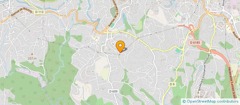 localisation de l'entreprise GTML  GRASSE