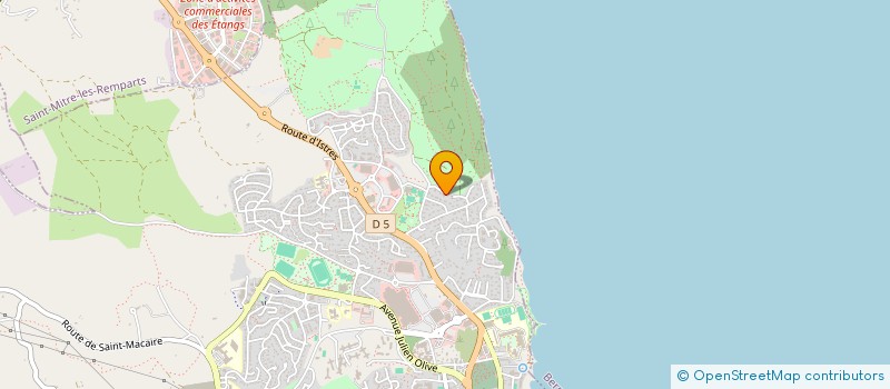 localisation de l'entreprise GTMP à MARTIGUES