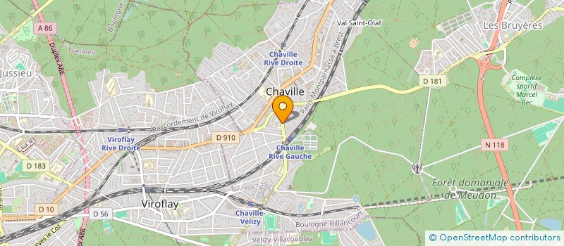 localisation de l'entreprise GTMR à CHAVILLE