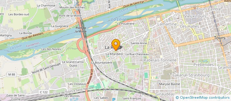 localisation de l'entreprise GTO CONNECT ELEC  LA RICHE