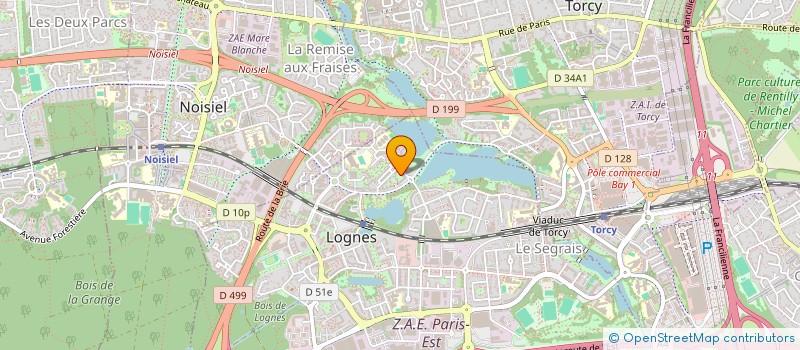 localisation de l'entreprise GTOP à LOGNES