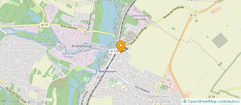 localisation de l'entreprise GTP à BALLANCOURT-SUR-ESSONNE