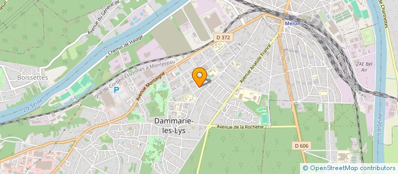 localisation de l'entreprise GTP à DAMMARIE-LES-LYS