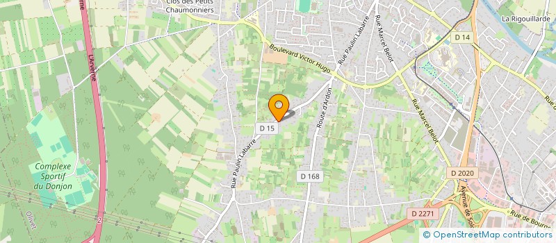 localisation de l'entreprise GTP à OLIVET