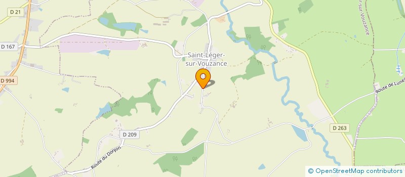 localisation de l'entreprise GTP  SAINT-LEGER-SUR-VOUZANCE